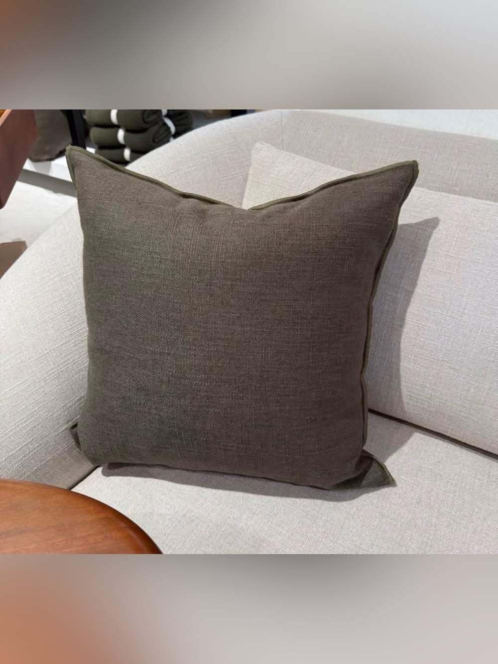 West Elm 20x20 Decorative Linen Pillow (2 count)